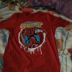 Red spider-Man shirt